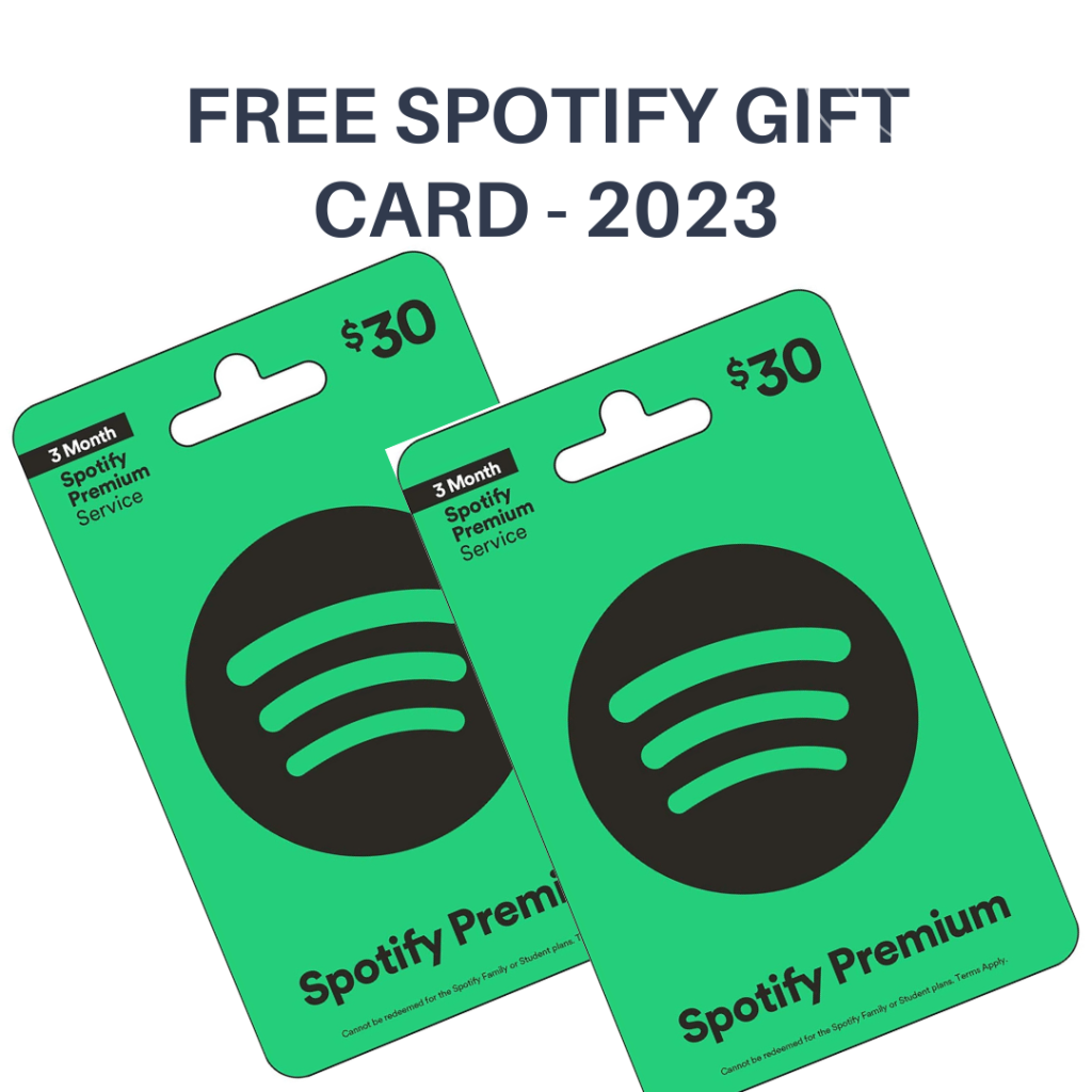 SPOTIFY GIFT CARD – 2023